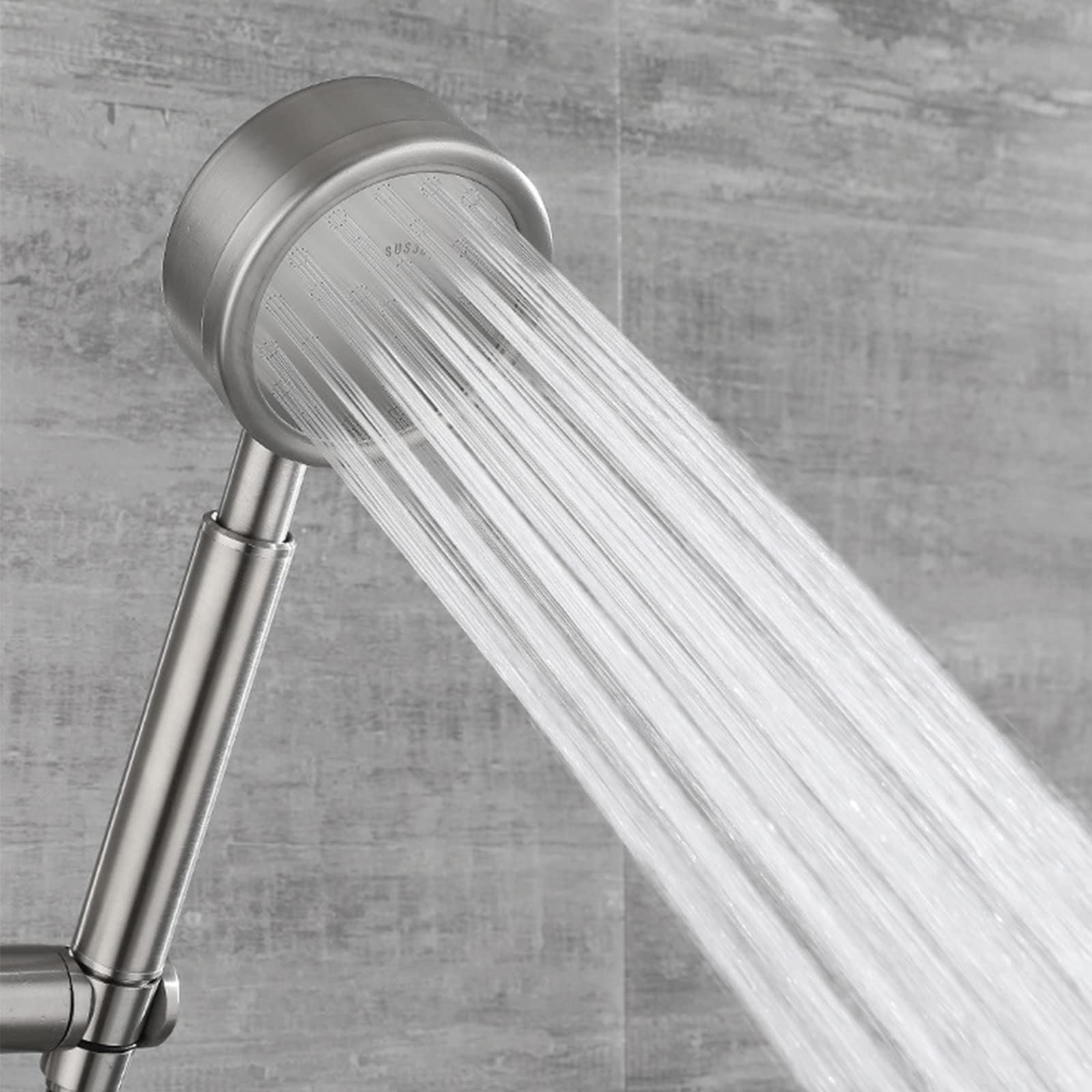 Amazon.co.jp: 304ステンレススチールシャワーシステム、壁掛け式4機能