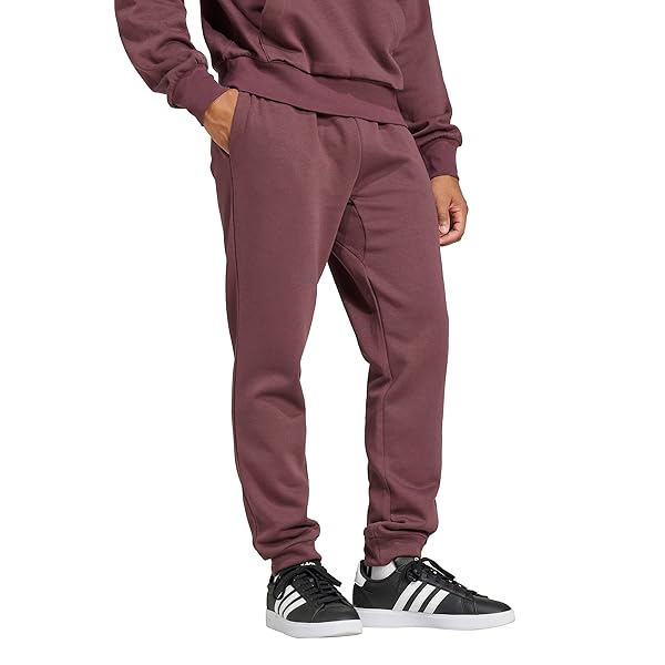 adidas Mens Essentials Feel Cozy French Terry Pants