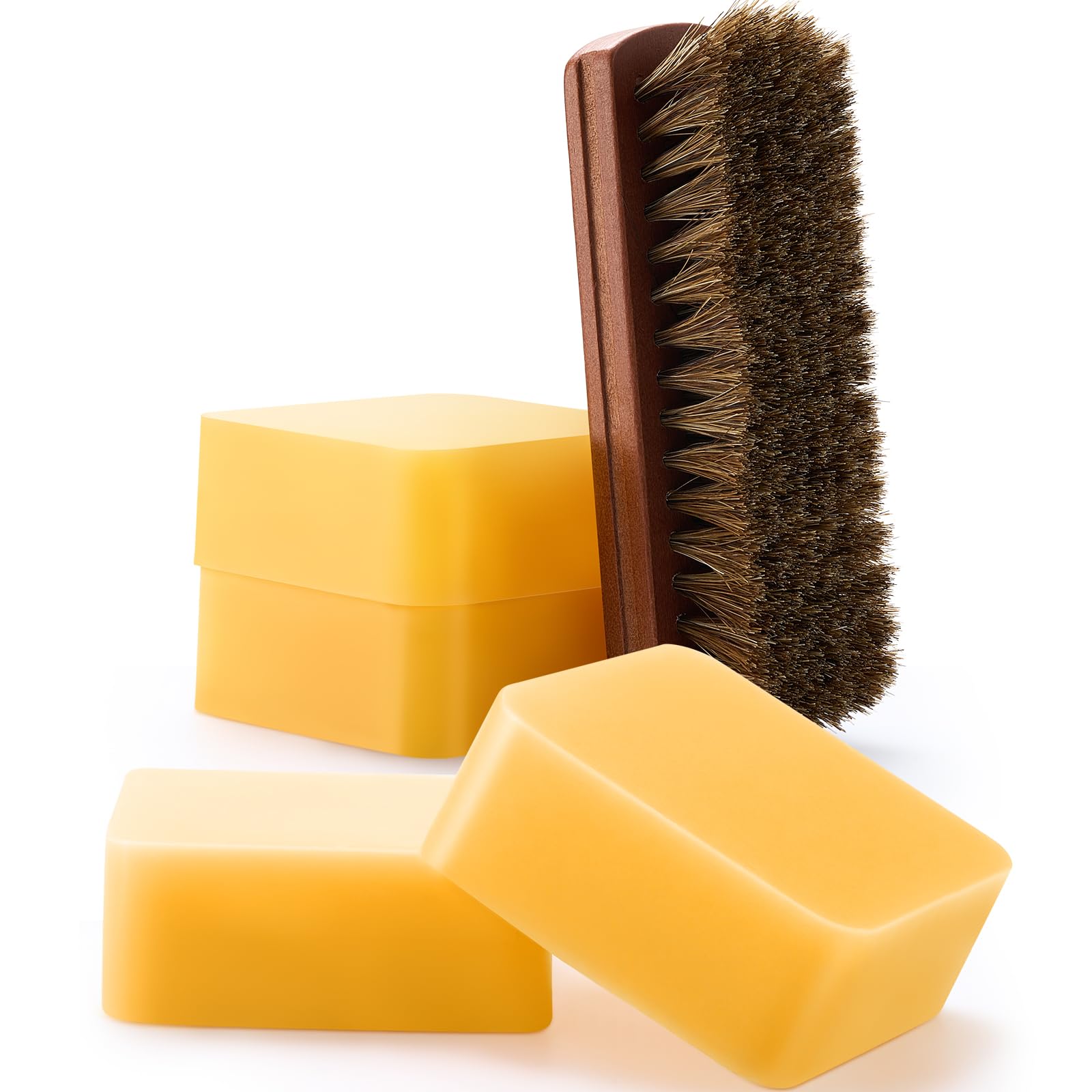 Conelist Football Prep Kit, 4 Wax Bars 1 Brush for Leather Ball