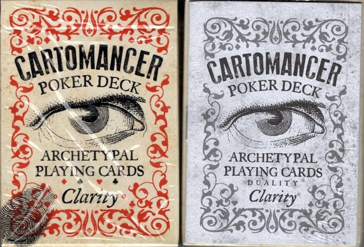 Murphy's Magic Supplies, Inc. Cartomancer Clarity Classic (with Booklet) Playing Cards