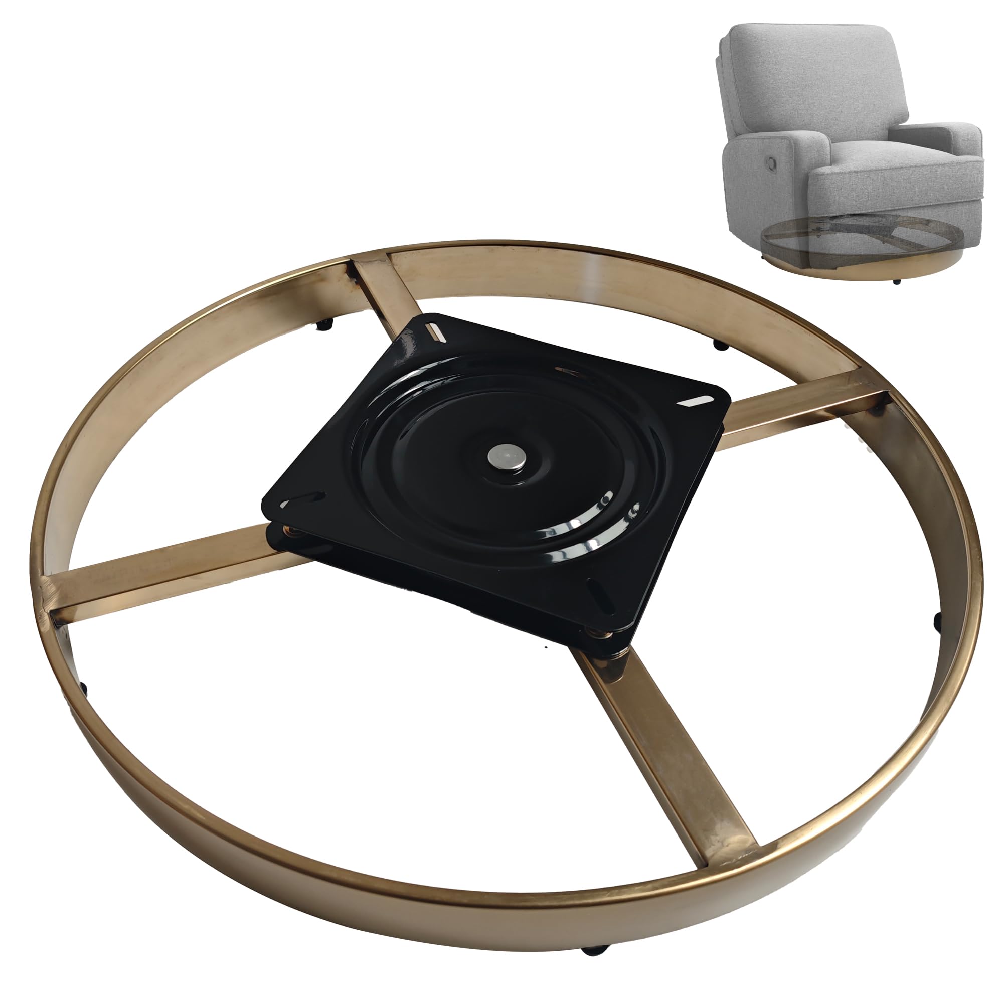 Photo 1 of Racfenick 24" Recliner Swivel Ring Base