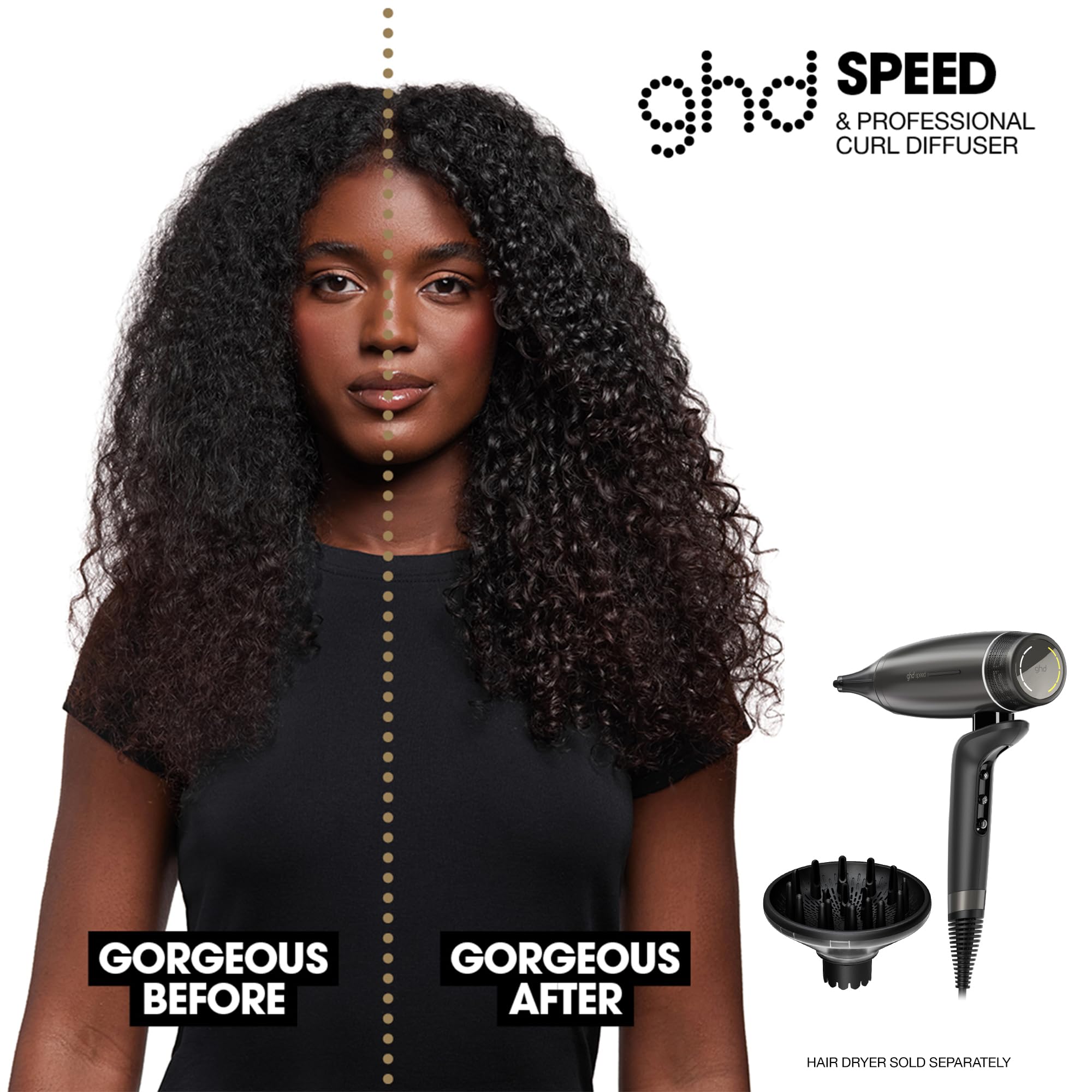 GHD Speed Diffuser Difusor Magnético Profesional Rizos Definidos Volumen