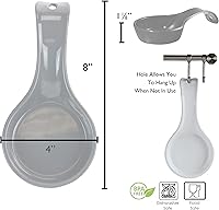 Vista 5 de Reston Lloyd - Reposa cuchara - Colección Calypso Basics, Celeste