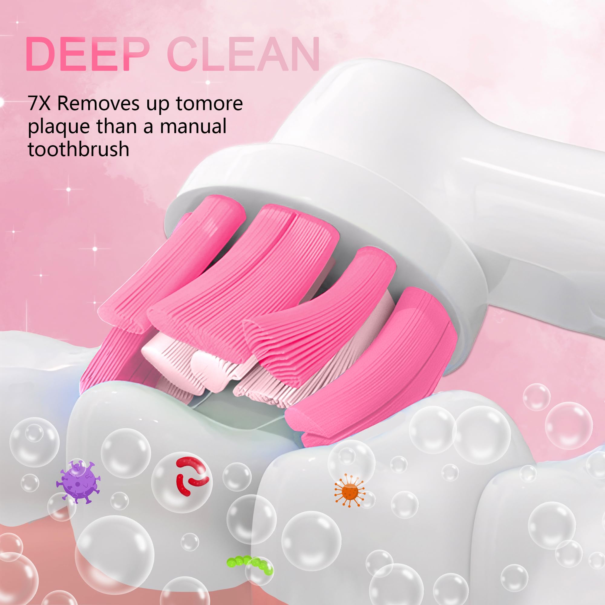 Cabezales de cepillo de dientes de repuesto empaquetados individualmente para Oral B Braun, cabezales de cepillo de dientes eléctricos profesionales compatibles con Oral B Pro 1000/3000/5000