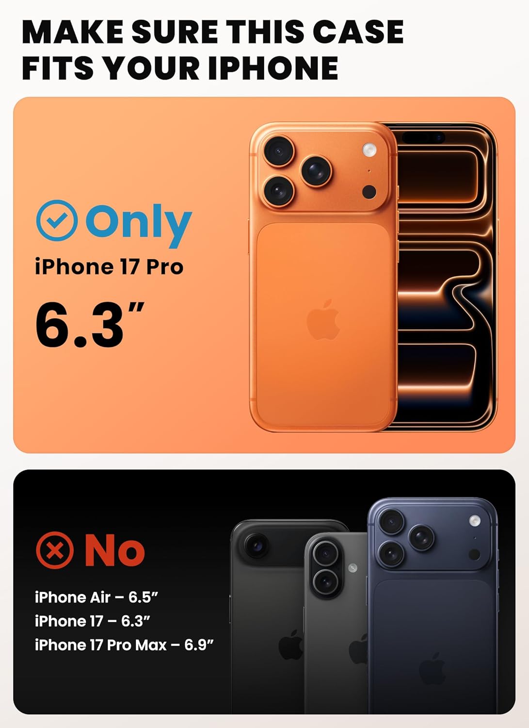 i-Blason for iPhone 17 Pro Case MagSafe with Stand [9H+ Tempered Glass Screen Protector] [Military-Grade Protection] [Camera Control Button] Full-Body Heavy Duty Magnetic Phone Case 6.3'', Coral
