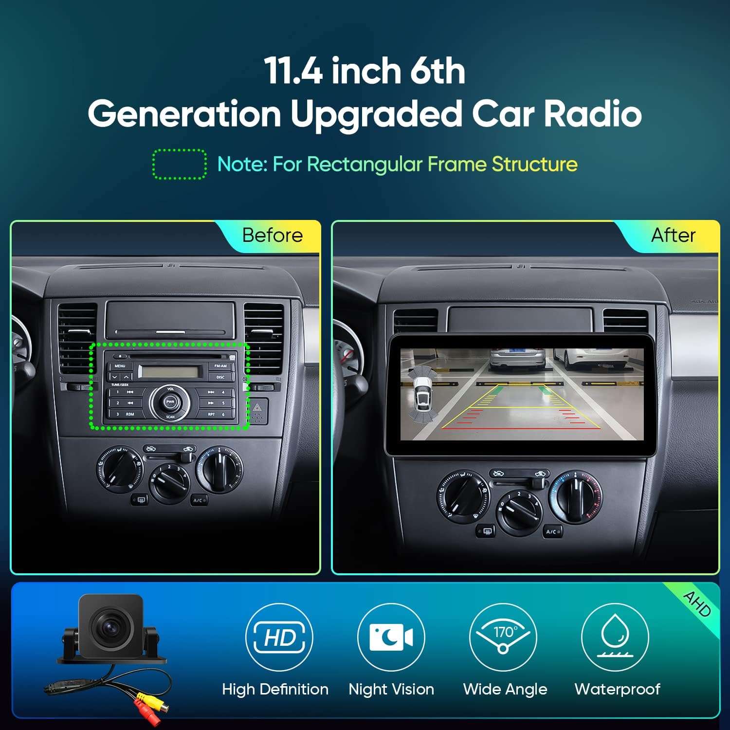 5g wifi 11 4%e2%80%b32g3gram 32g rom single din 8core adjustable touchscreen car radio with carplayandroid autofm48 eq car radiobluetooth1080p