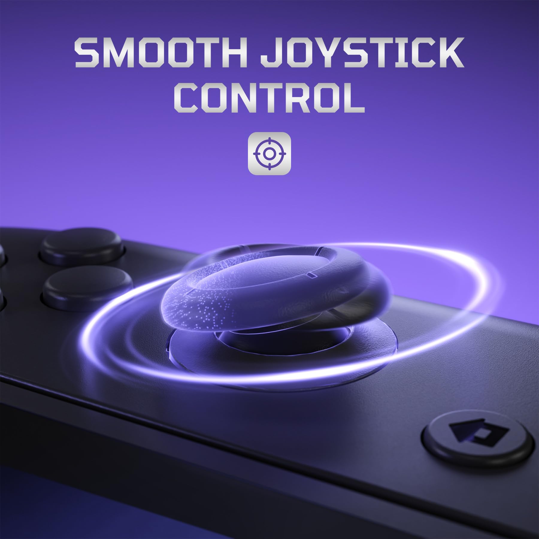 eXtremeRate Levette Analogiche 3D per Nintendo Switch 2, Stick Analogici Ricambio per Joycon 2, Thumbstick Accessori per Switch 2 con Strumenti di Riparazione, Multicolore - Nero