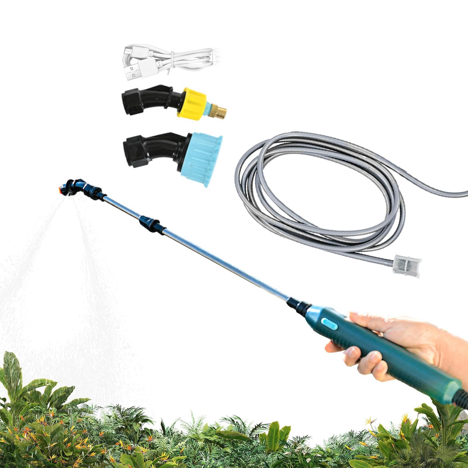 Pulvérisateur électrique pour jardin avec batterie rechargeable automatique et efficace