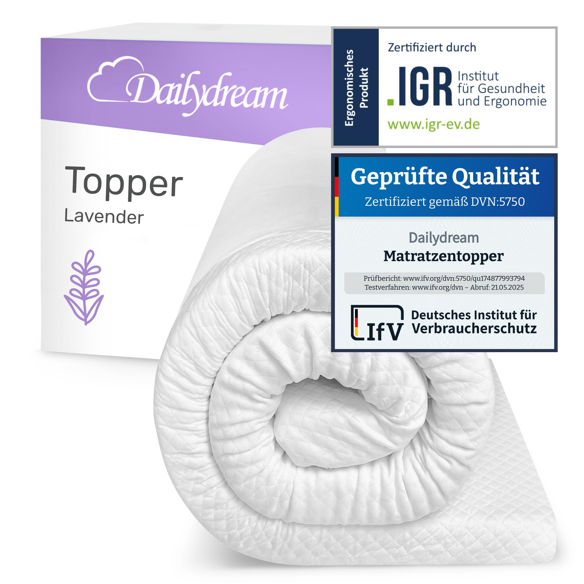 Sobrecolchão Dailydream Topper Viscoelástico