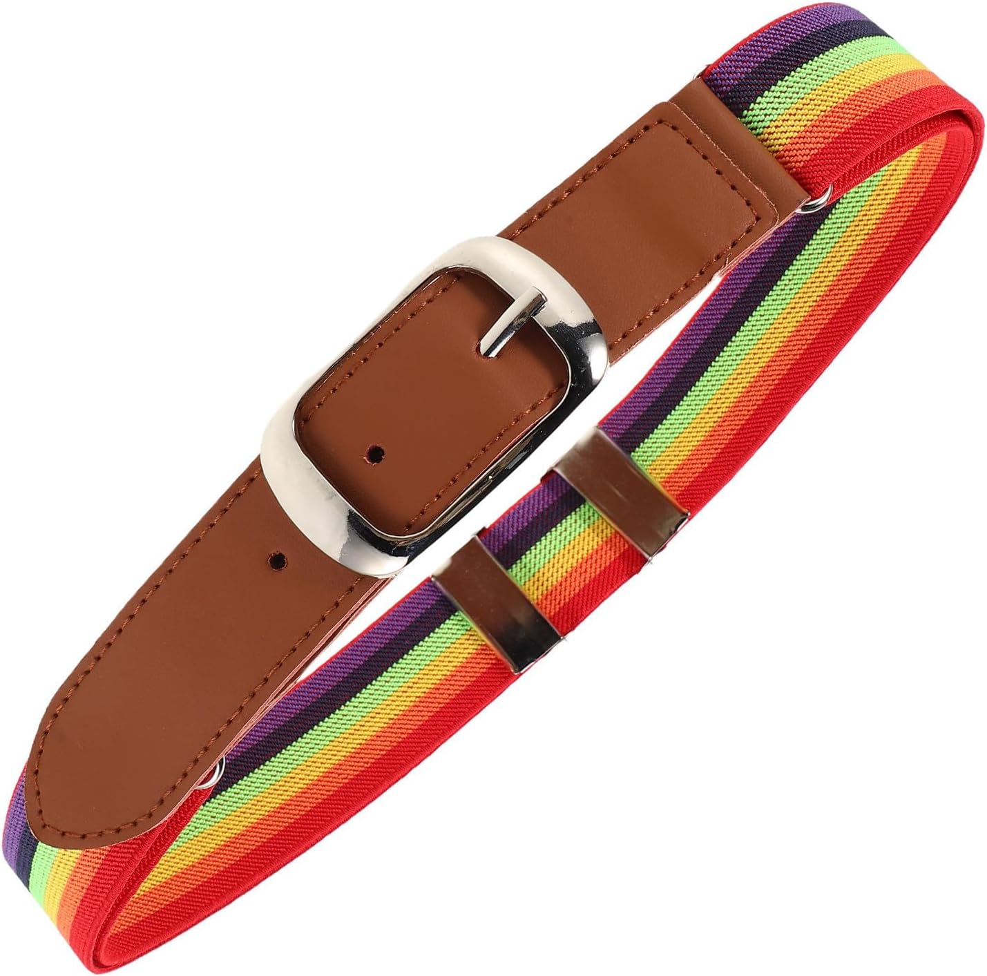Adjustable Baseball Belt Elastic Striped Waistband for Outdoor Sports