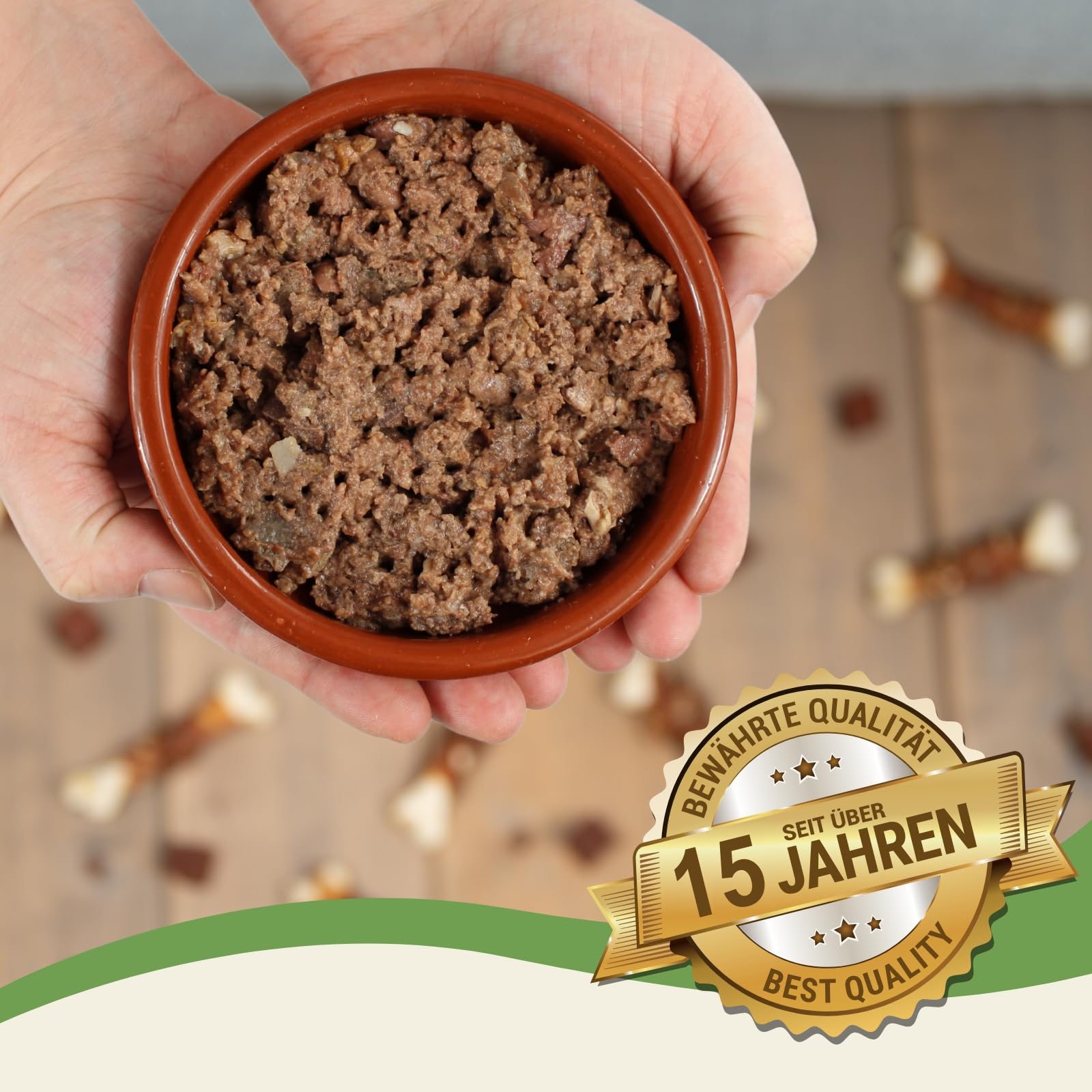 Lecker.Pet® 33 x 150 g Gino's pâté Fine Riche en bœuf, Aliment pour Chiens