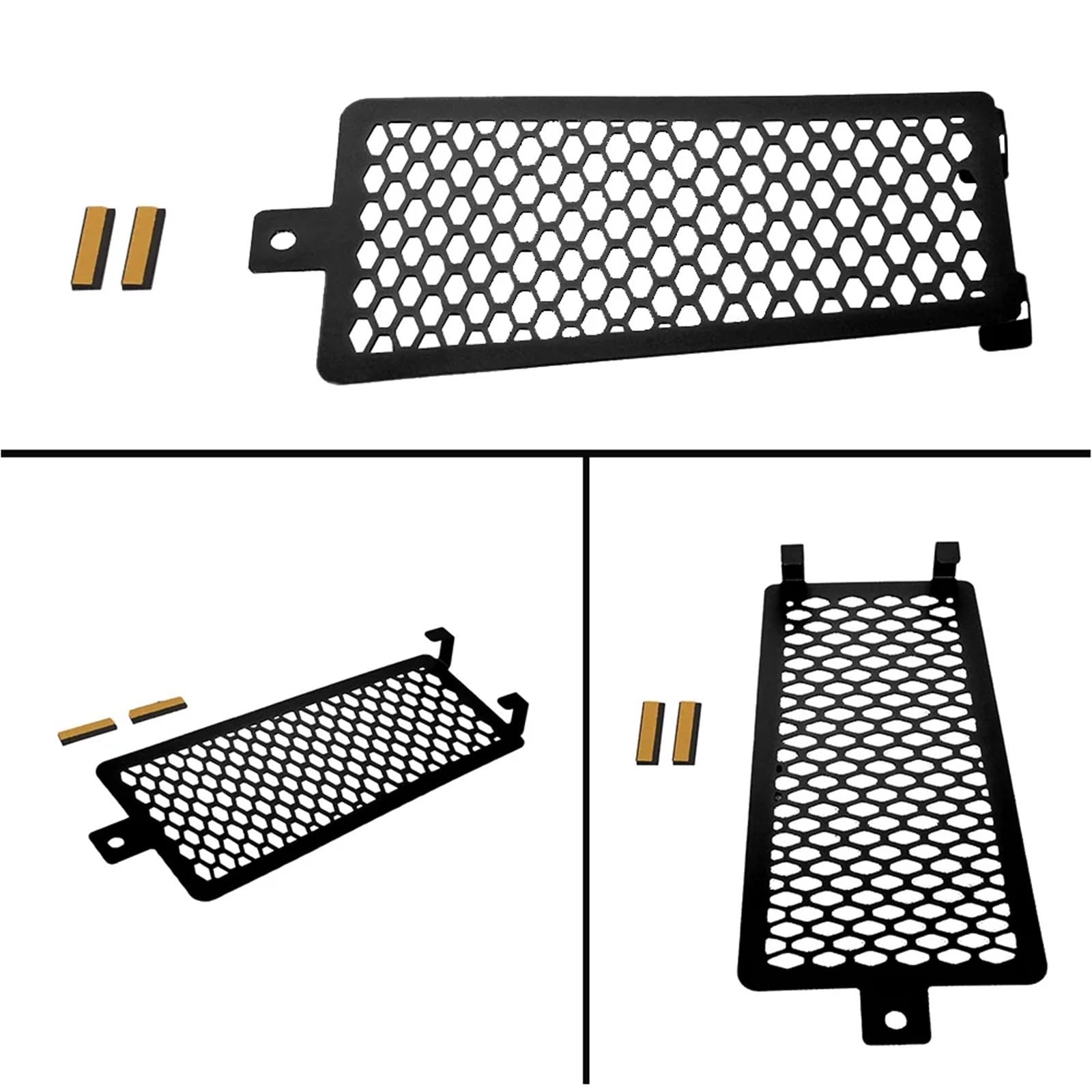 Osłona chłodnicy ze stopu aluminium motocyklowego, osłona chłodnicy, siatka ochronna, osłona chłodnicy oleju, pasuje do Harley M8 Softail 2018-2025 Oil Cooler Guard(2pcs Yellow)