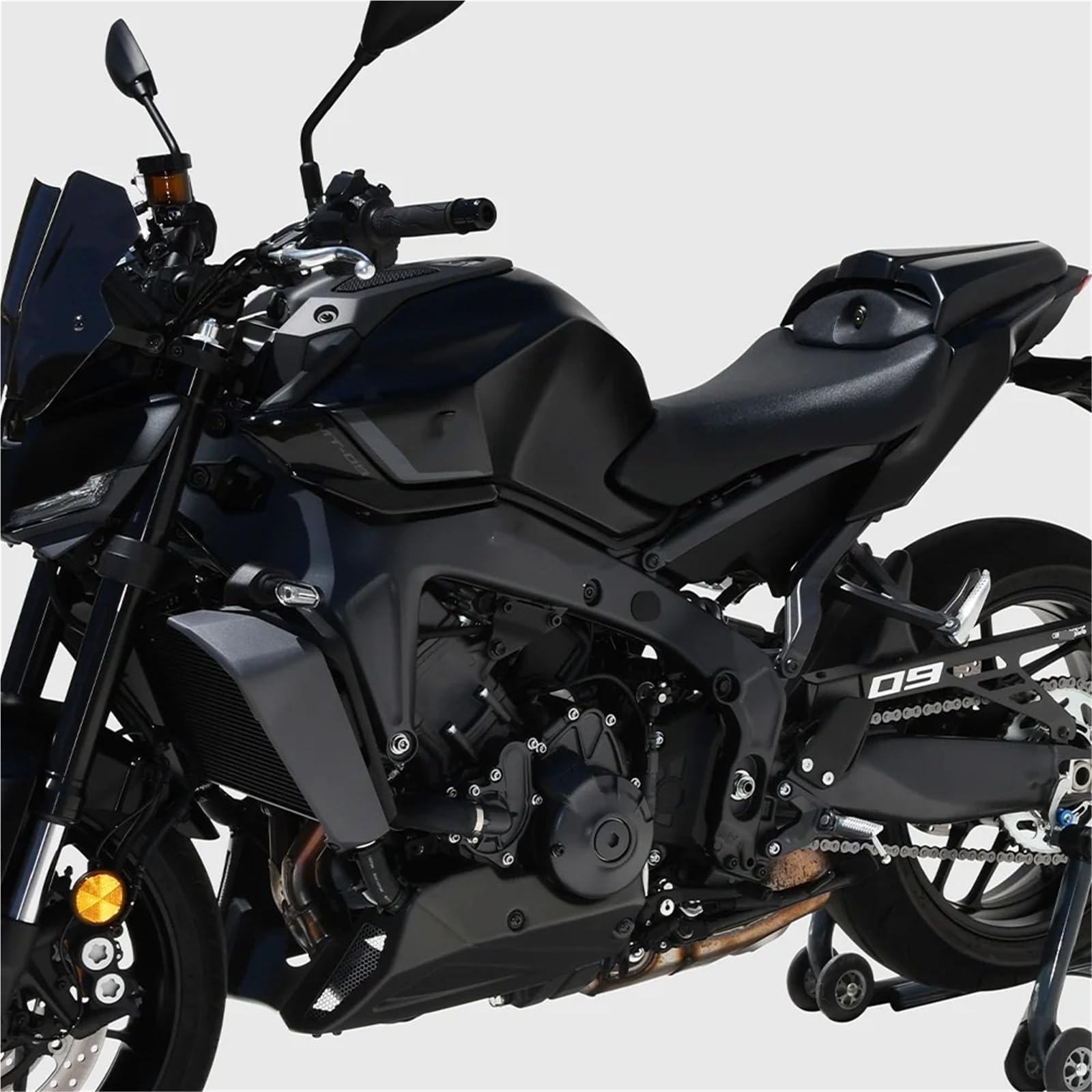 Winglet de Motocicleta Compatible con Yamaha MT 09 GEN4 2024 2025 MT09 SP, Cubierta de carenado Trasero para Pasajero de Motocicleta.