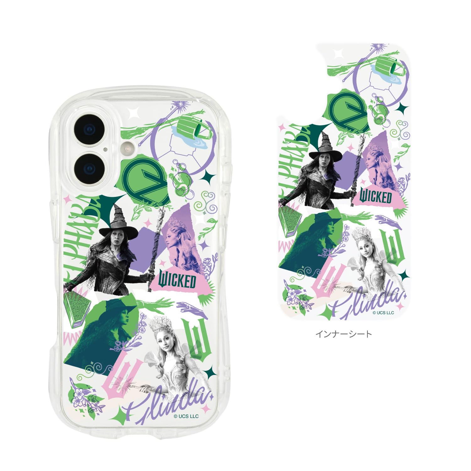 Amazon.co.jp: グルマンディーズ WICKED iPhone17 対応 クリスタル