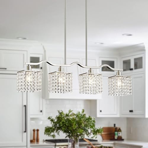 WUZUPS Morden - Lámpara de baño de 3 luces sobre espejo, apliques de pared de tocador, luz de cristal transparente para dormitorio, sala de estar,