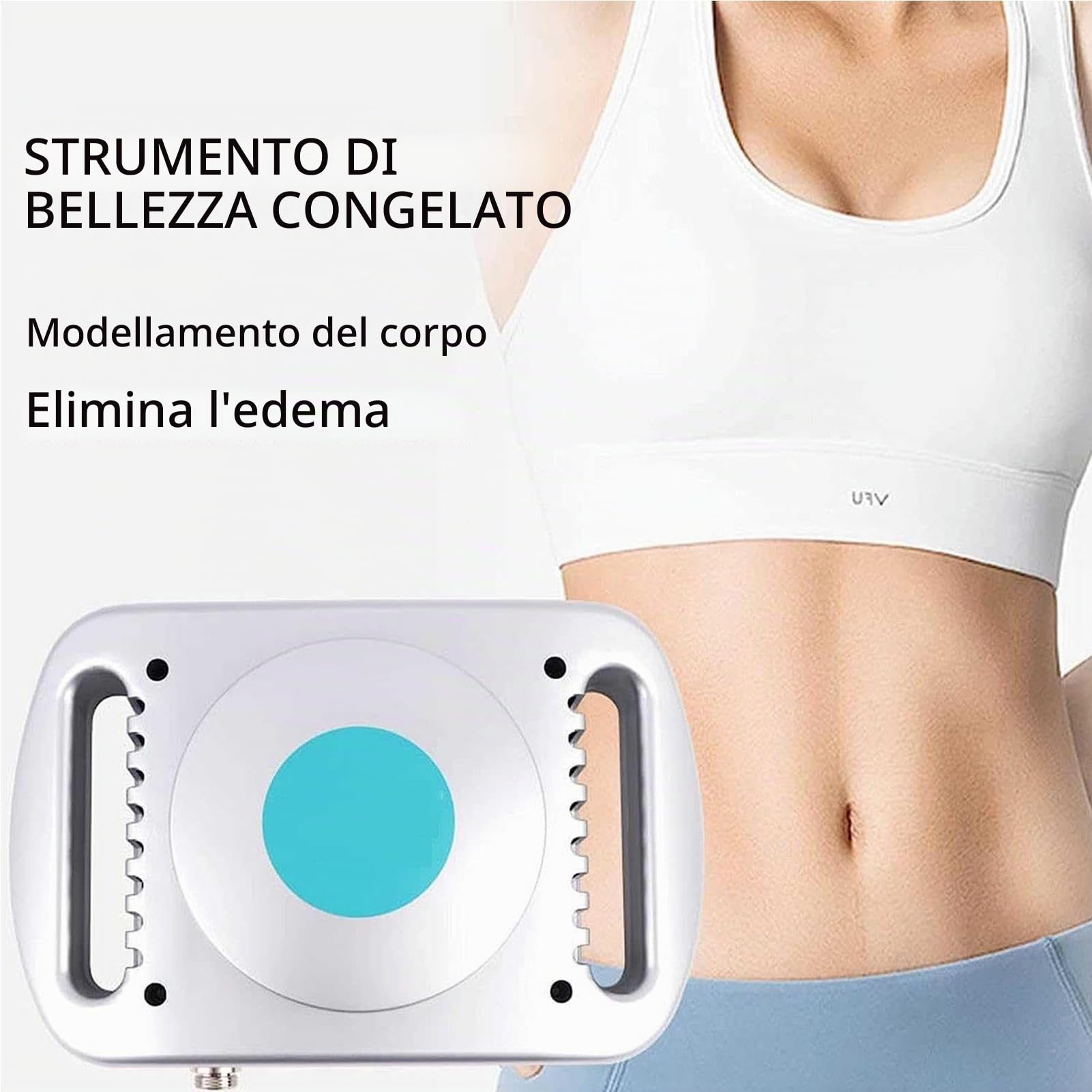Macchina per Criolipolisi Cintura Brucia Grassi Macchina Portatile per La Rimozione del Grasso Congelante, Macchina per Modellare Il Corpo, Rimozione del Grasso per Massaggio della Pancia Perdita