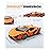 BEZGAR Remote Control Car - 1:14 Lambo Sin FKP 37 Electric Sport Racing Toy Car with Open Door, 2.4Ghz Licensed RC Car Series for Girls and Boys Age 8 9 10 11 12 Years Holiday Ideas Gift (Orange)