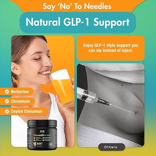 Miniatura 4 de Suplemento para el metabolismo y apoyo del azúcar en la sangre  con berberina, ALA, canela, cromo y más  Apoya la sensibilidad a la insulina, la