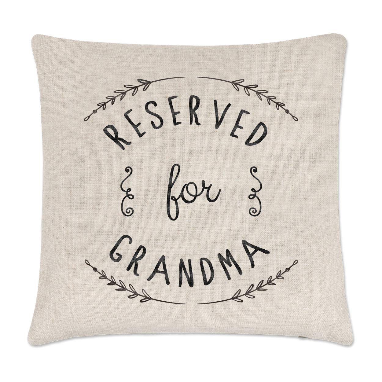 Gift Base Neutral Reserved For Grandma Linen Cushion Cover