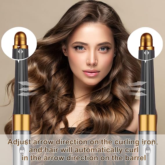 20-36mm/0.78-1.4in Conical Long Barrel Attachment for Dyson Airwrap HS01 HS05 HS08, Adjustable Bidirectional Curling, Auto-Wrap Curling Iron Curler, Create Bouncy Curls or Waves
