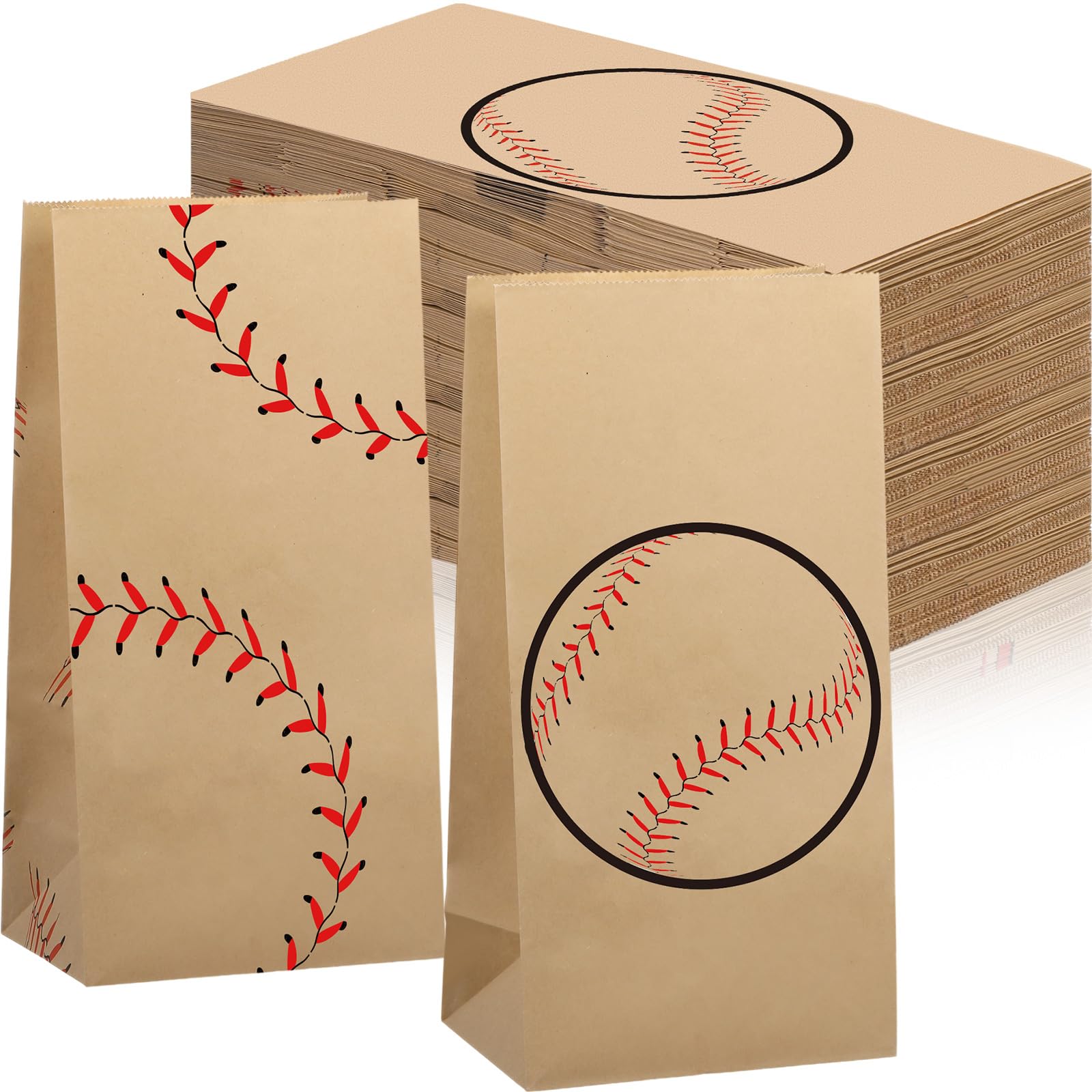 Amazon.com: Watersay Baseball Goodie Bags 12 x 6 x 4 Inch Baseball Gift ...