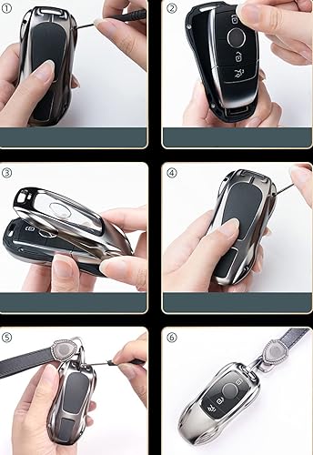 Miniatura 8 de Carcasa de aleación de zinc para Nissan Murano Pathfinder Titan Maxima Sylphy Lannia Livina NV200 Teana