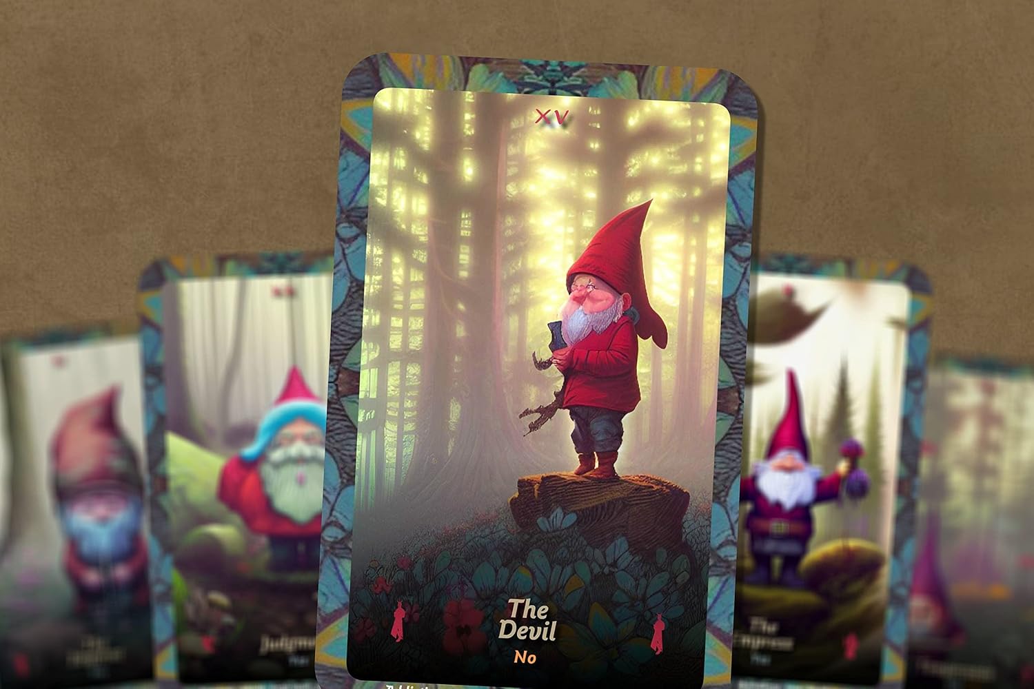 Ibiza Tarot Gnomes Tarot - Major Arcana Cards | Fortune Telling Tarot Cards Deck for Beginners | Authentic Tarot Experience - Set of 24 Cards