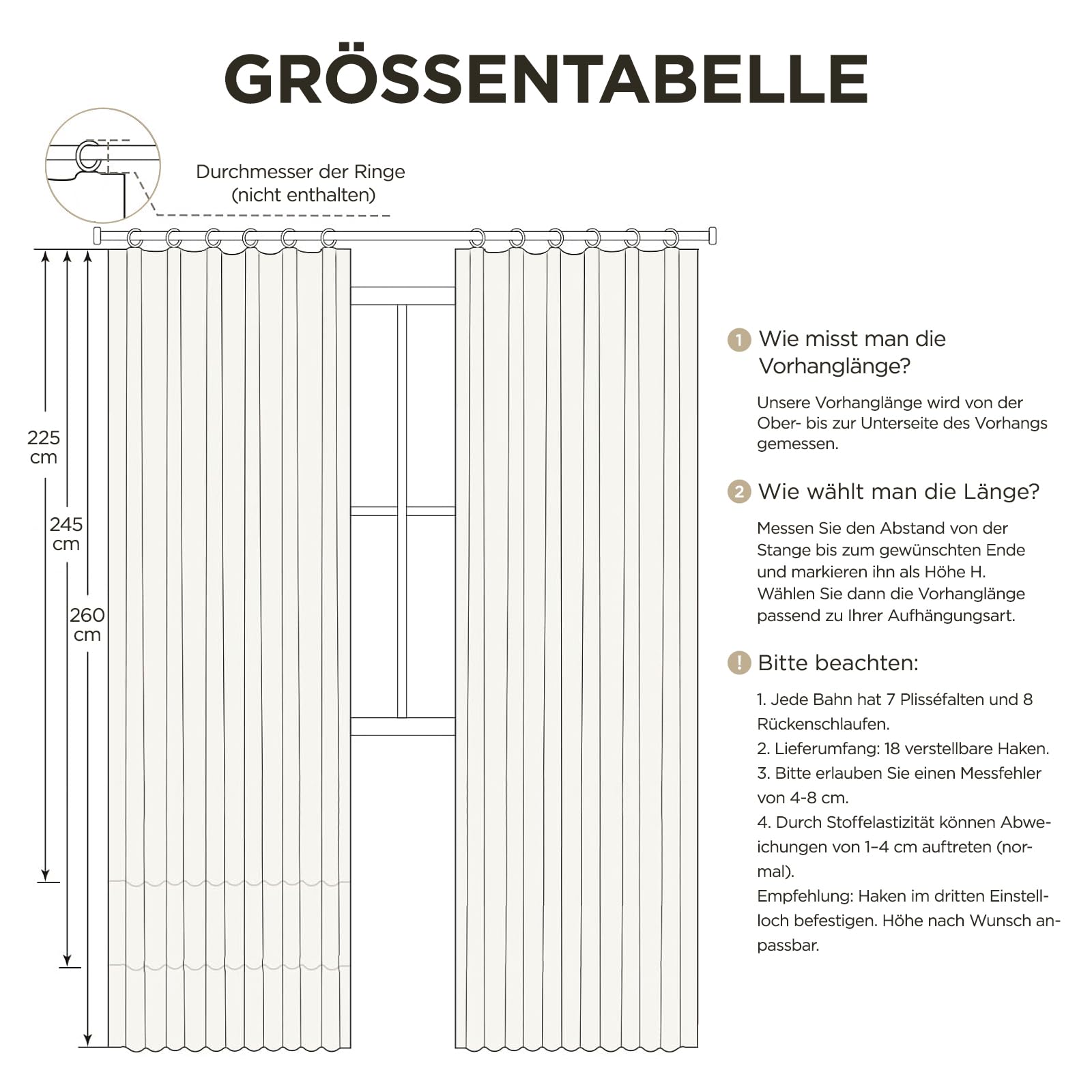 Joydeco Leinen Gardinen mit Kräuselband Terrakotta Vorhänge Wohnzimmer Modern Boho Leinenoptik Gardine Halbtransparent Vorhang für Schienensystem Curtains Bedroom 2er Set H 137 x B 117 cm