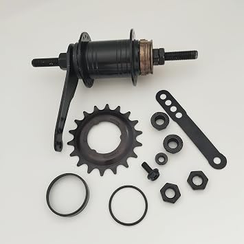 Black Bicycle Coaster Brake Hub/Bike Brake Rear Hub 32/36 Hole Stainless Steel