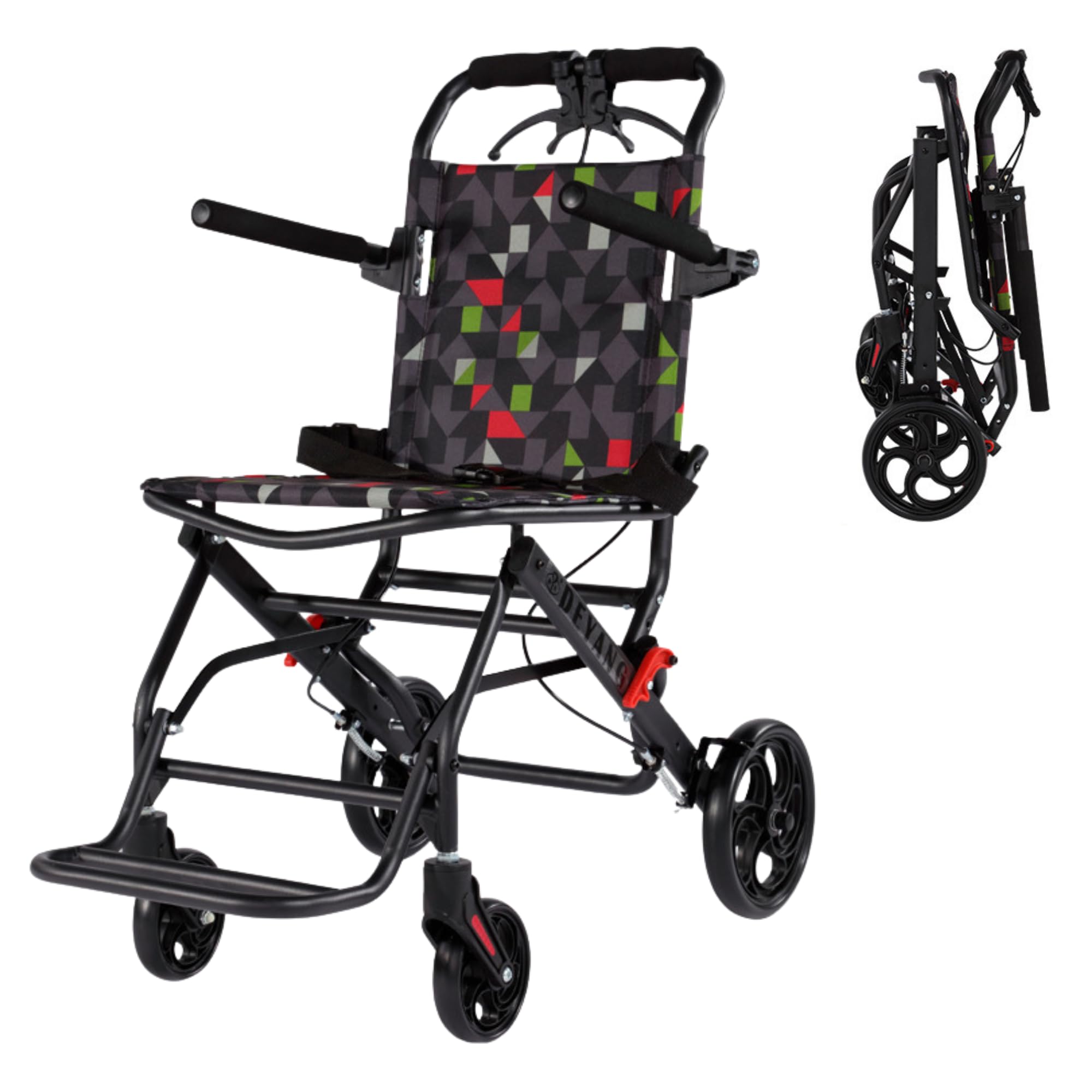 Amazon | 【アイプロダクト】 コンパクト車椅子 【日本企画】【安定