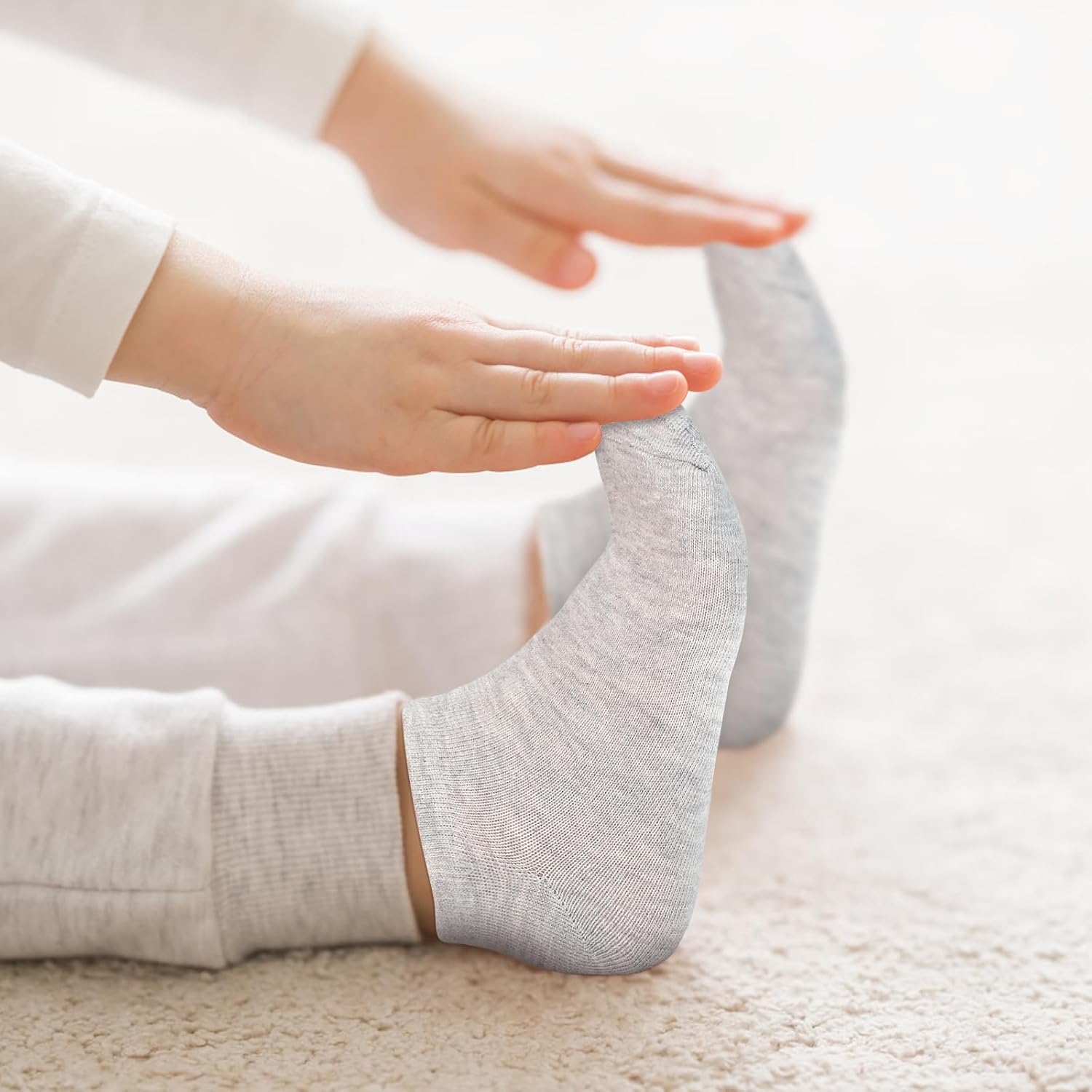 Kids Socks, 20 Pairs Ankle Low Cut Short Athletic Socks for Boys Girls Toddler 1-13 Years - Image 2