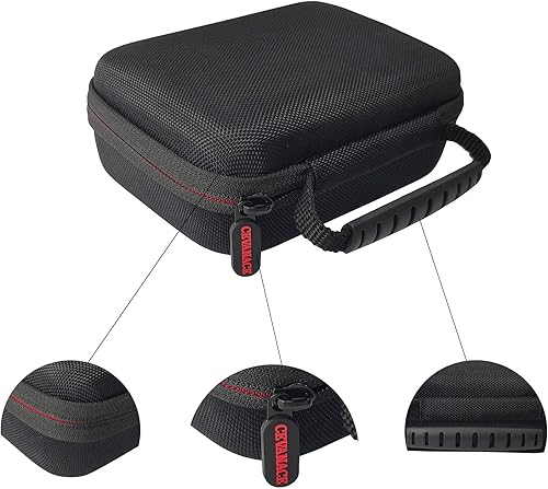 Miniatura 5 de Estuche rígido de EVA con espuma, 6.7 x 4.7 x 2.5 pulgadas, estuche rígido para cámara/digital EVA a prueba de golpes para exteriores, adecuado