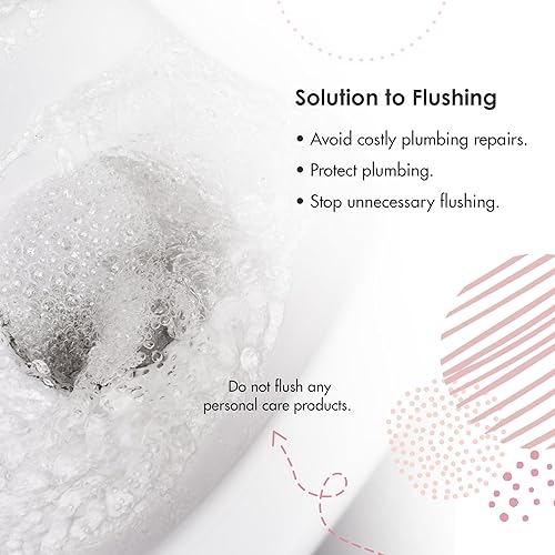 Miniatura 7 de Dispensador de baño para eliminación de cuidado menstrual - Dispensador de bolsas y cajas de repuesto - para tampones, almohadillas, otros productos