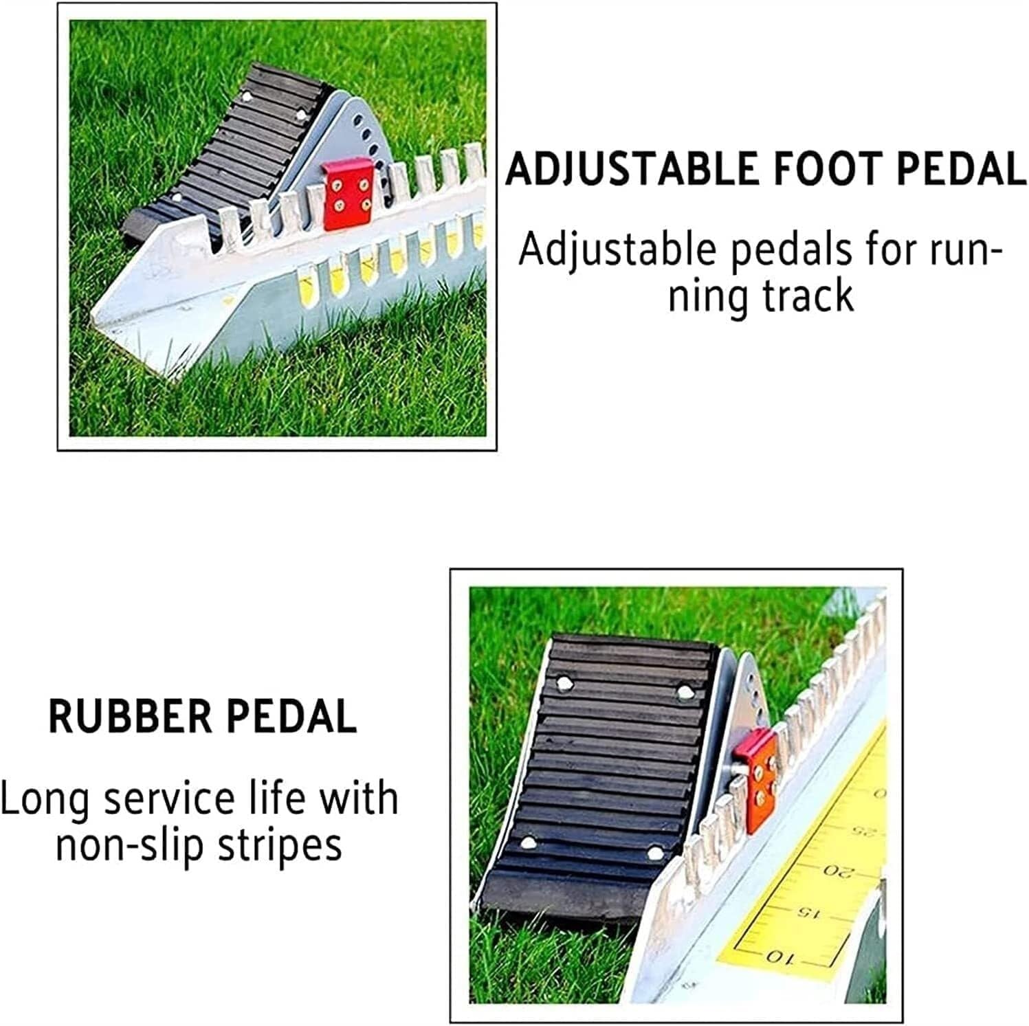 Track and Field Race Track Starter, Track and Field Starter with Adjustable Foot Pedal, Suitable for School competitions
