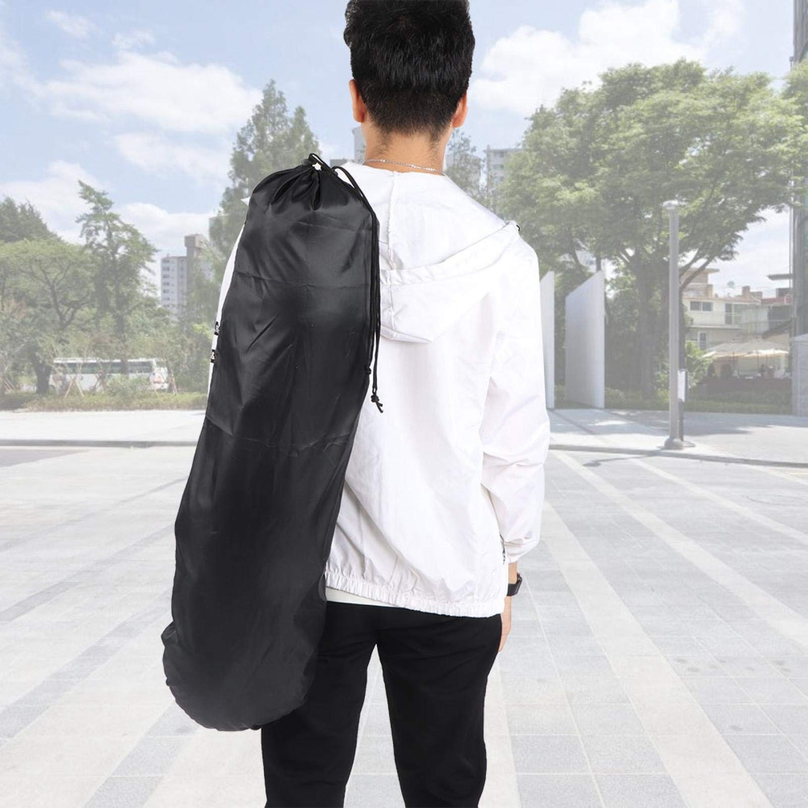 Fockety Borsa da Viaggio per Skateboard, Borsa da Skateboard Longboard Lavabile Leggera e Resistente all'Usura, per Attrezzatura Protettiva in Negozio Viaggi Sportivi