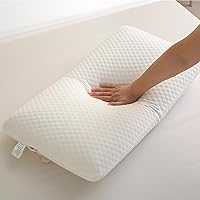 Vista 3 de Almohadas de Cama de Espuma Viscoelástica, Almohada para Personas que Duermen de Lado y Boca Arriba, Almohada para Alivio del Dolor de Cuello, Funda