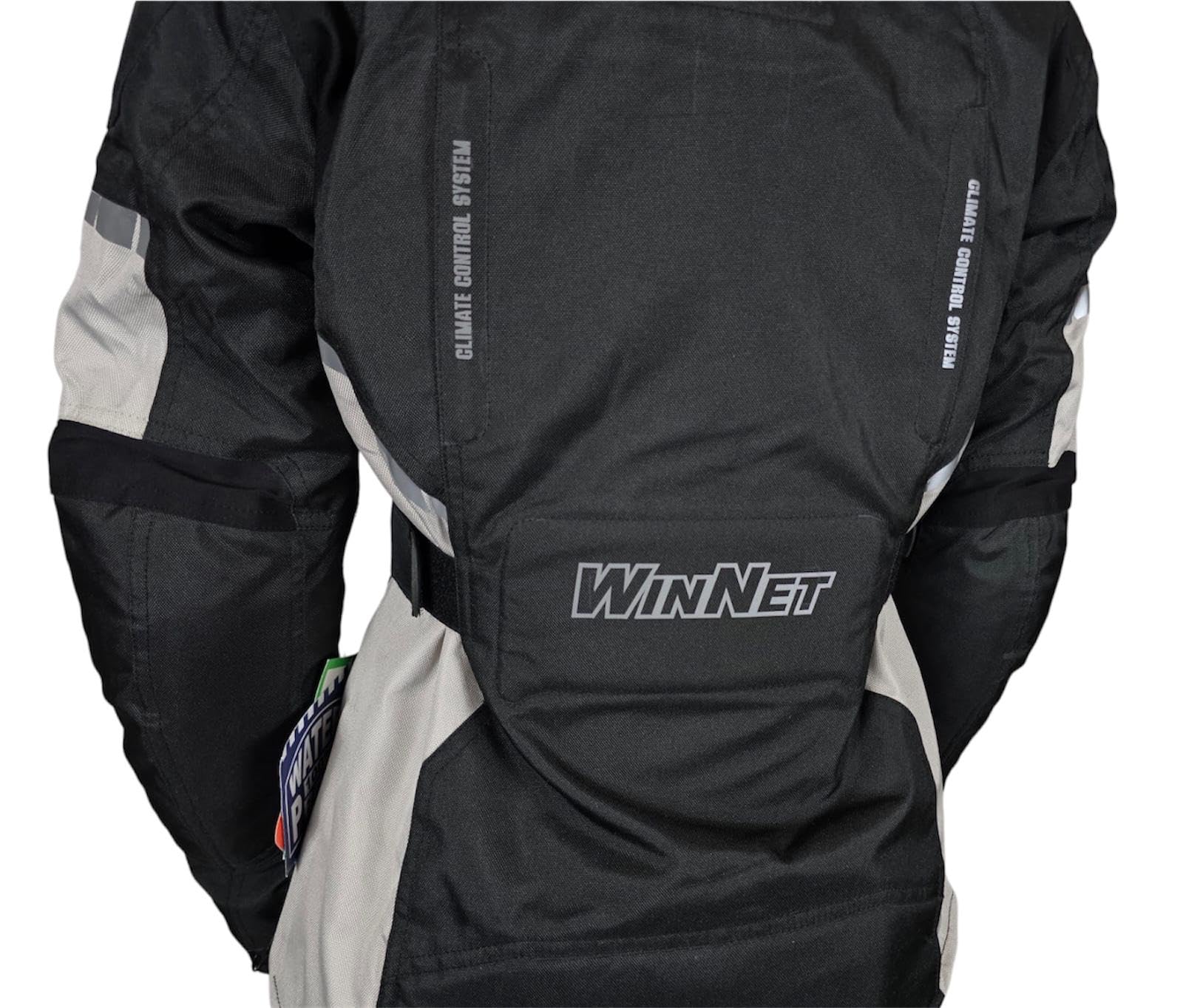 WinNet Giacca giubbotto moto turismo femminile per donna impermeabile con protezioni Omologate C.E. gomiti spalle e schiena 4 stagioni 3 strati