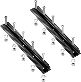2Pack 8" Kayak Gear Track Kayak Accessory Track Rail Works with 1/2" Track Hardware Kayak Rail Mount System Replacement for YakAttack GTSL90 for Boat Fishing Accessories