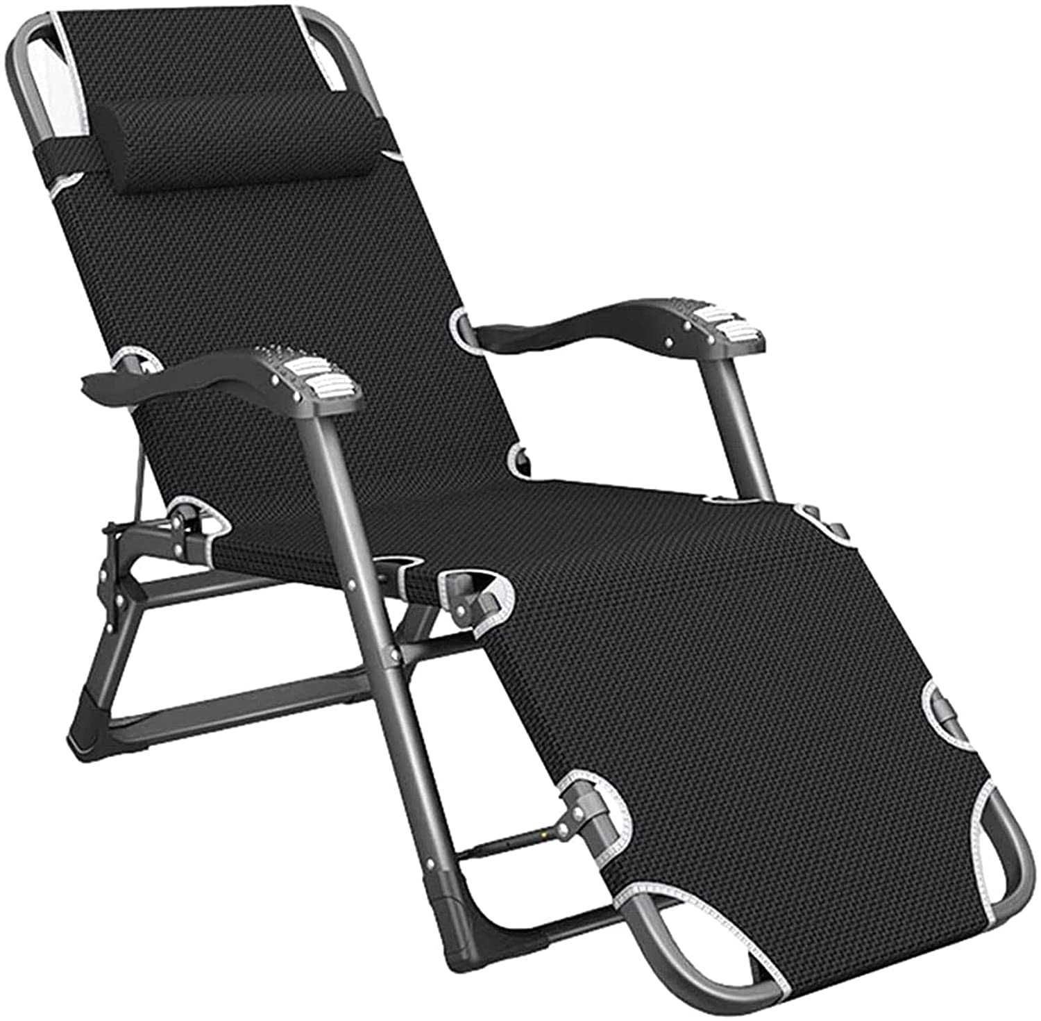 Sillón de Gravedad Cero, sillones para Exteriores, sillas con Asientos Acolchados, sillas Plegables, Juego de sillones reclinables de Gravedad Cero, sillas relajantes con Respaldo Ajustable, para