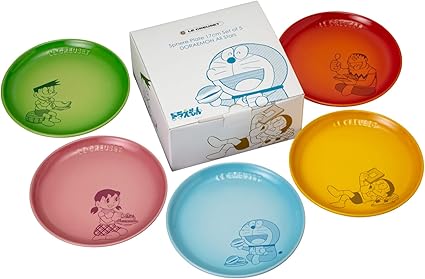 Amazon Co Jp スフィア プレート 17cm 5枚入り ドラえもん オールスターズ ホーム キッチン