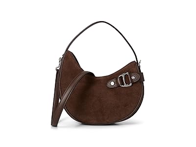 Lauren Ralph Lauren Suede Small Tasha Crossbody Bag Cross Body Women