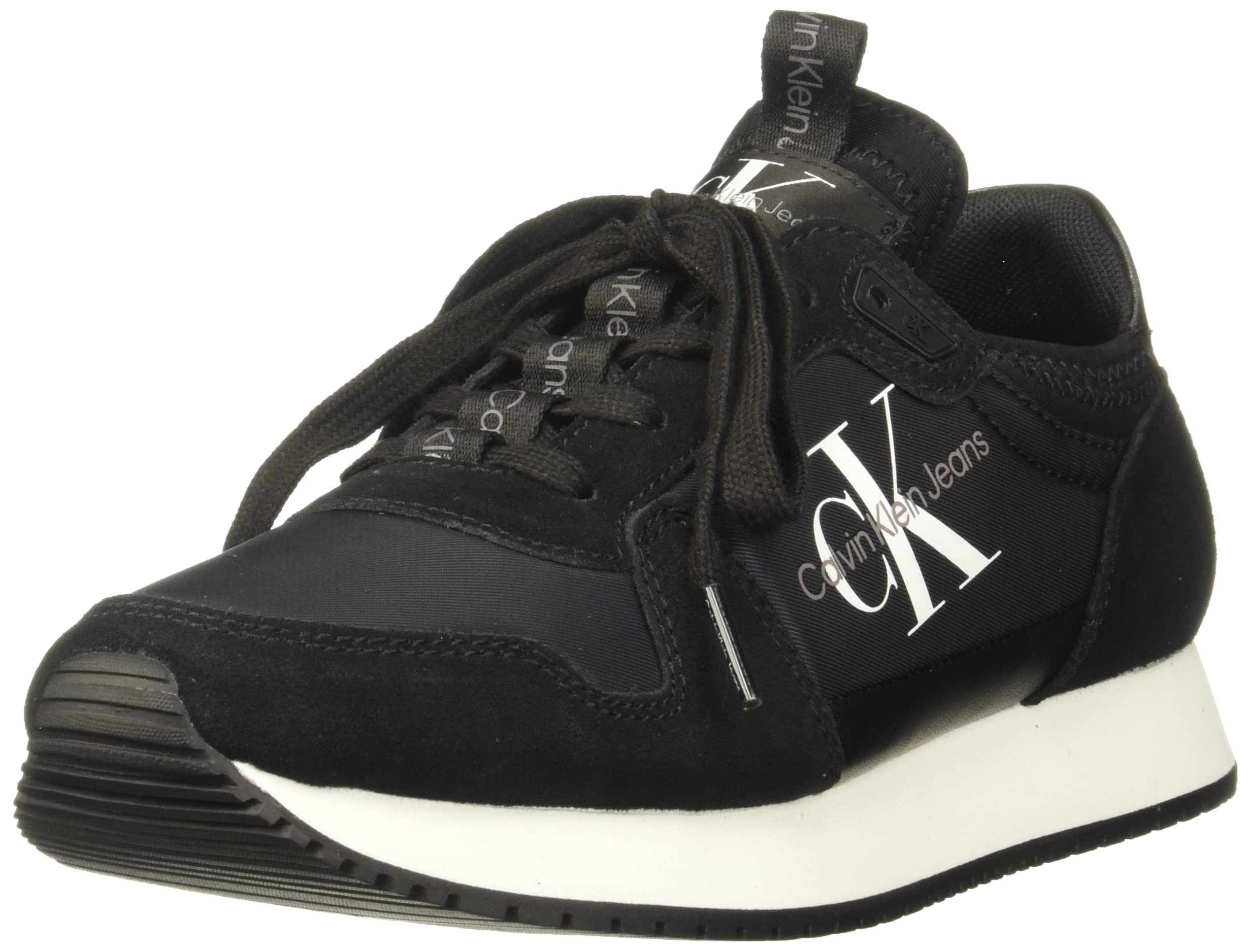 Calvin KleinRunner Sock Laceup Ny-Lth Women's Runner Sneaker