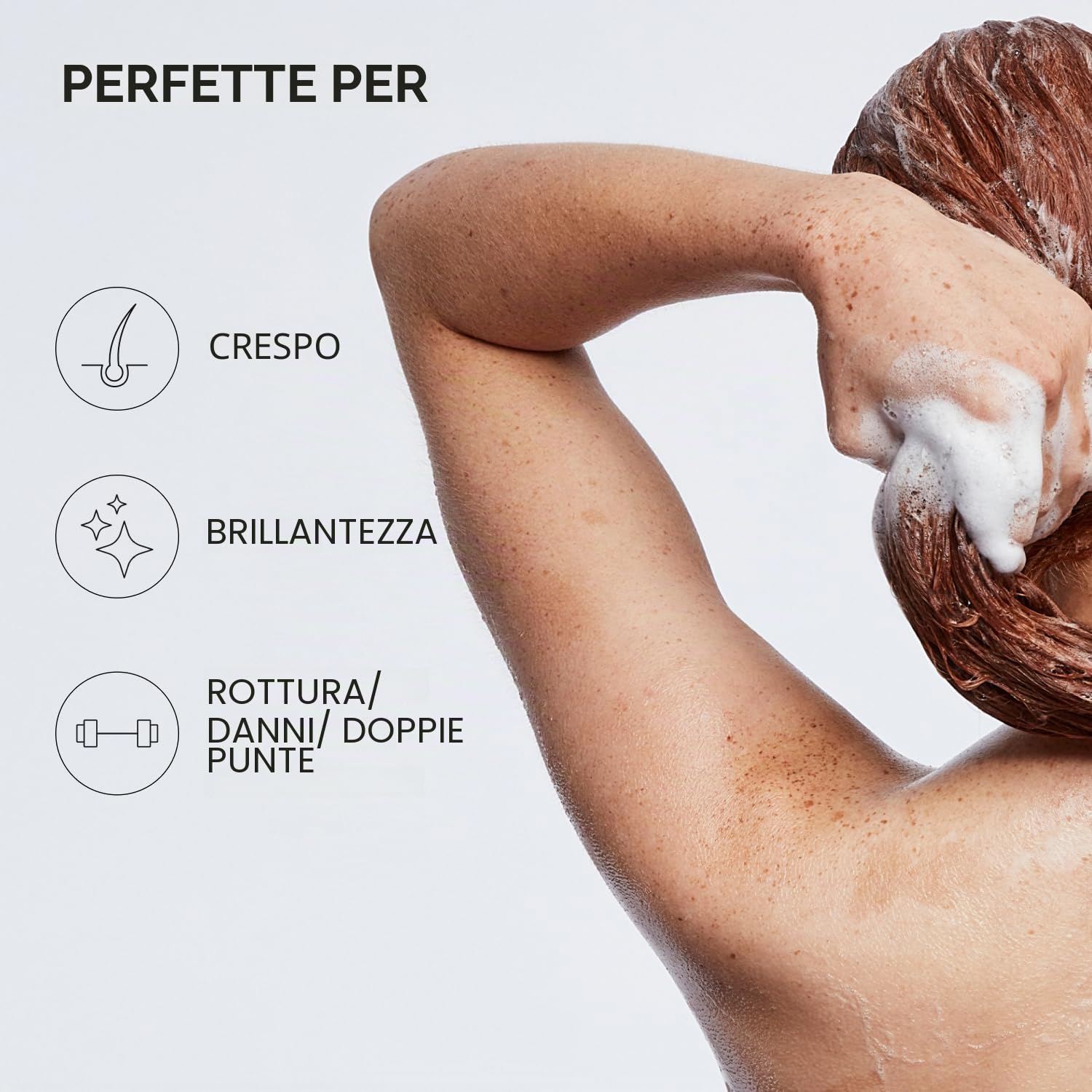 OUAI Ricarica shampoo medio - Shampoo idratante con olio di cocco, Babassu, estratto di kumquat e cheratina - rafforza, nutre e dona lucentezza - senza parabeni, ftalati e solfati