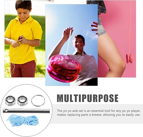 Miniatura 8 de ibasenice Yoyo Juego de rodamientos de repuesto Yoyo Rodamientos de bolas Yoyo Responsive Rodamientos Yoyo con cuerdas Yoyo y rodamiento B