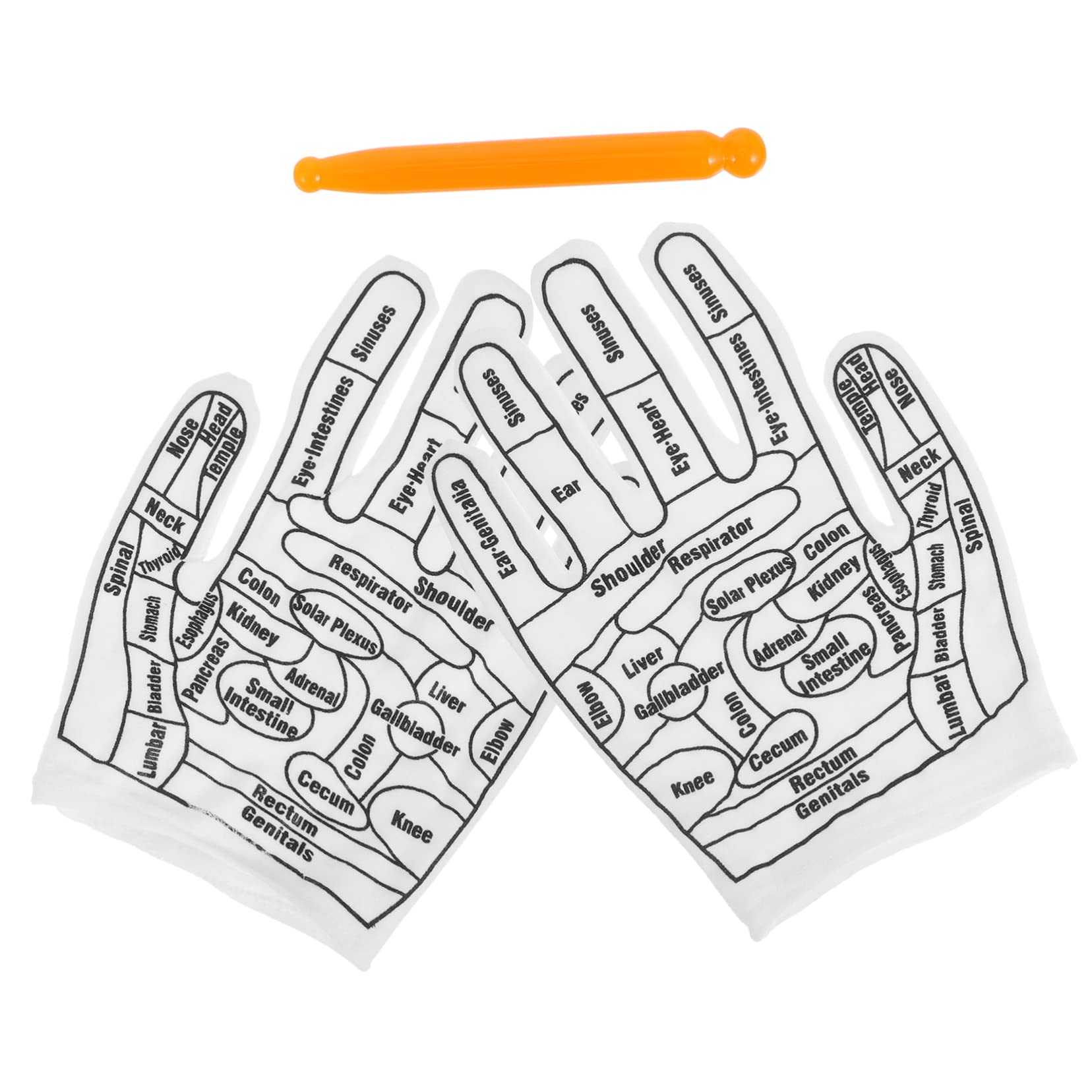 Healvian 5 Sets Akupressur Reflexzonenmassage Handschuhe Hand Mit Akupunkturpunkt Werkzeuge Für Home Reise
