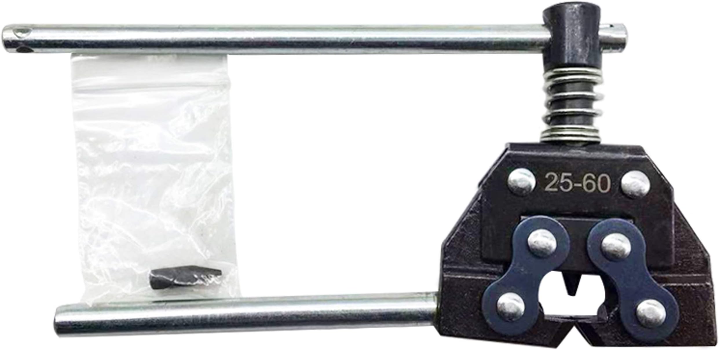 #25-60 Roller Chain Breaker Tool Chain Detacher, Roller Chain Breaker Cutter Fit for 25 35 41 40 50 60 05B 06B 08B 10B Roller Chain and Perfect for Motorcycle Bicycle Chain 415 420 428 520