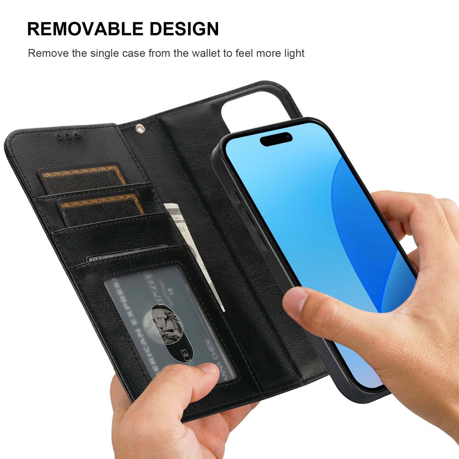 Aazon.co: Bocasal For IPhone 16 Pro Wallet Case Copatible With