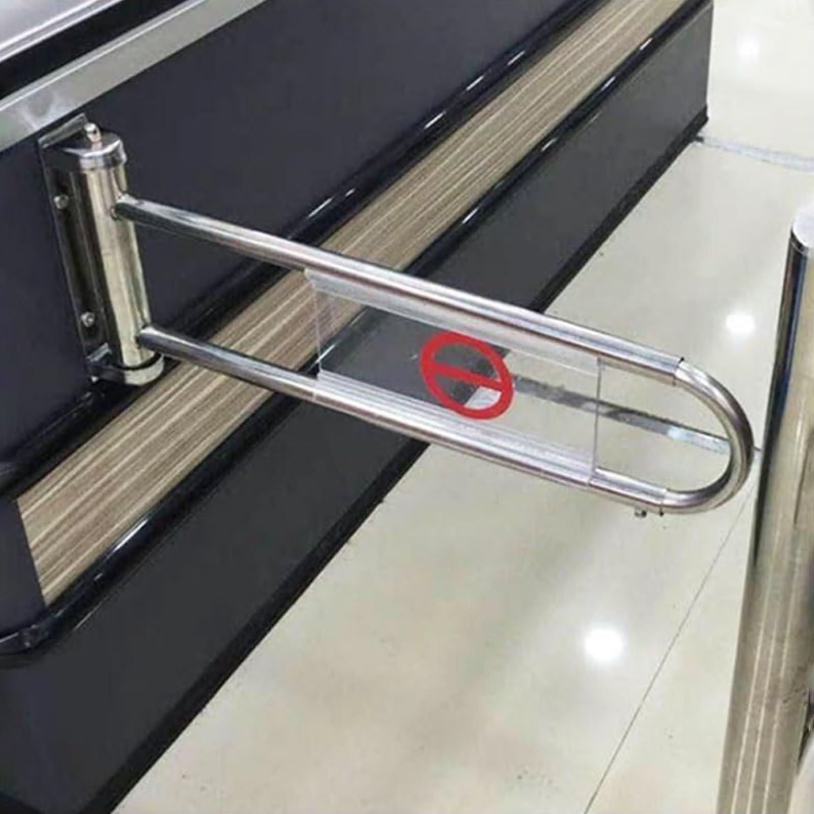 Cancello Girevole For Ingresso Supermercato, Cancello Di Sicurezza A Molla, Porta A Chiusura Automatica For Magazzino, Biblioteca, Negozio(40x26cm)