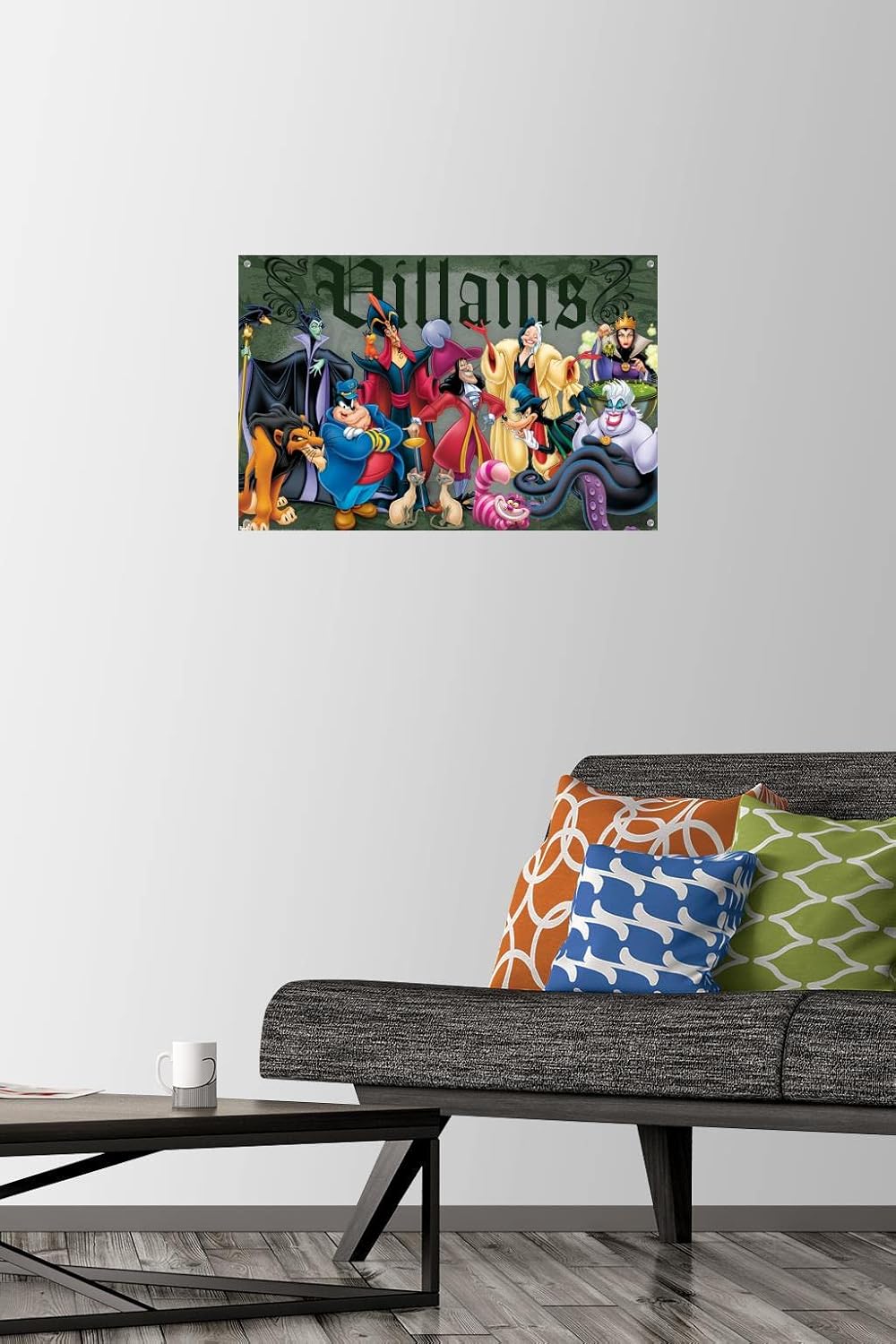 Trends International Disney VIllains - Group Pose Wall Poster with Push Pins image 2