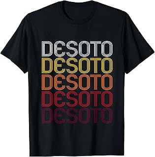 DeSoto, TX | Vintage Style Texas T-shirt